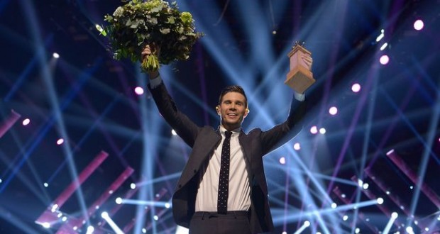 Predstavnik Švedske Robin Bengtsson. Foto: SVT (Stina Stjernkvist)