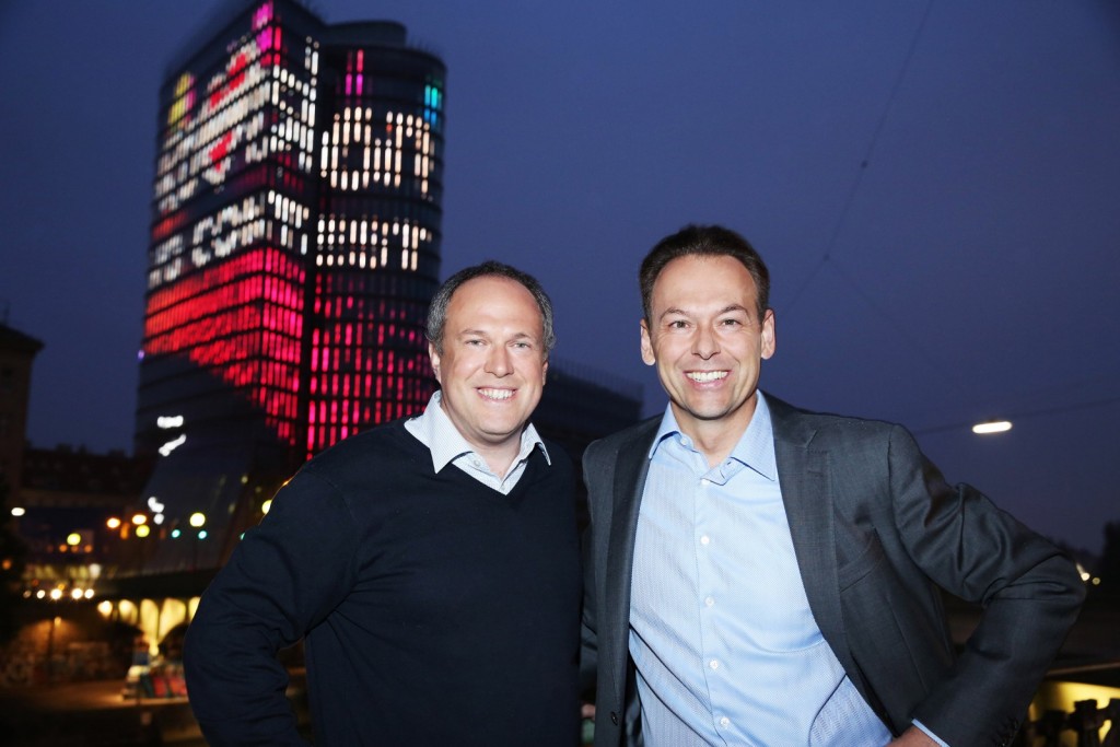 Ričard Grasl i Andreas Brandsteter, glavni izvršni direktor grupe UNIQA osiguranje (Foto: ORF/Milenko Badzic)